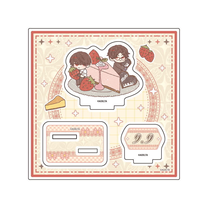 Acrylic Stand Plate "Owen" 03 Osaki x Aomi 2026 (Graff Art Illustration)