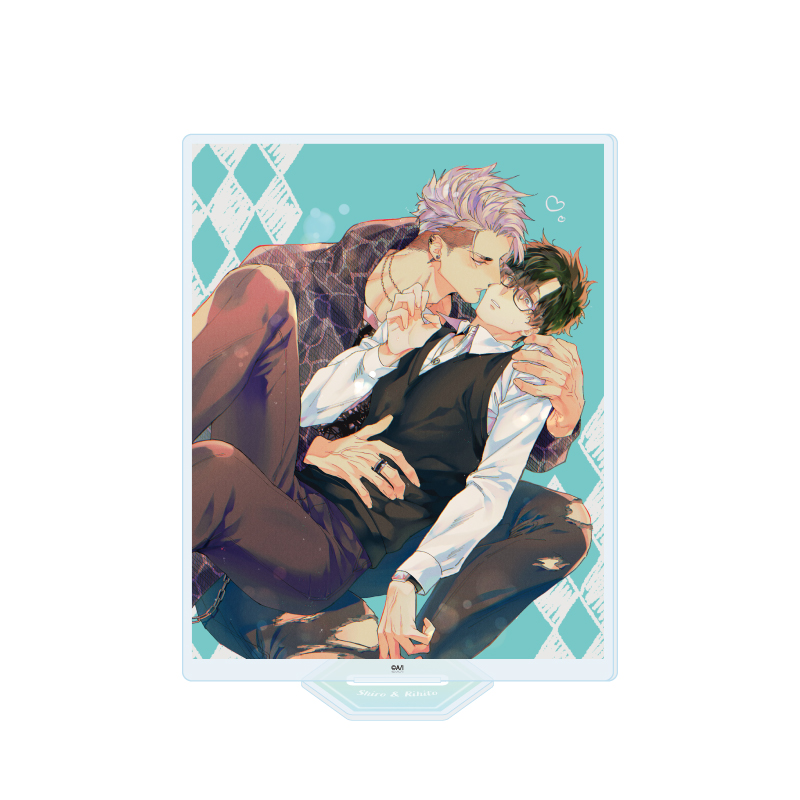 Acrylic Stand "Aida, Koida no Shohousen" 02 Sato Shiro & Kiriya Rihito (Official Illustration)