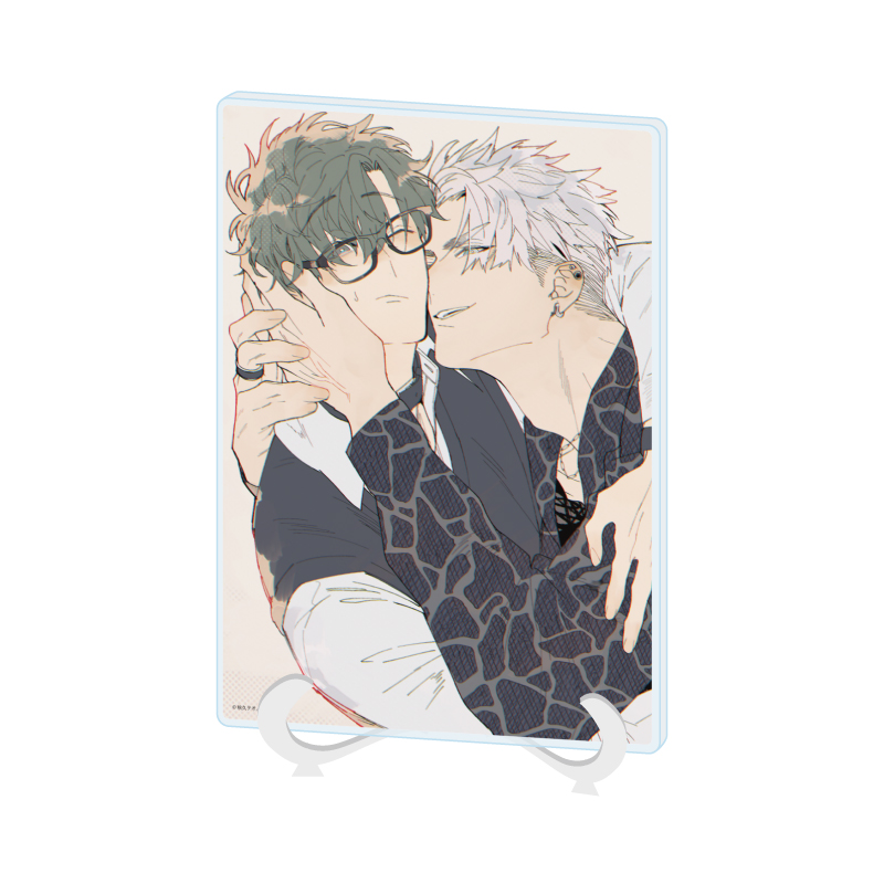 Acrylic Art Board A5 Size "Aida, Koida no Shohousen" 01 Sato Shiro & Kiriya Rihito (Official Illustration)