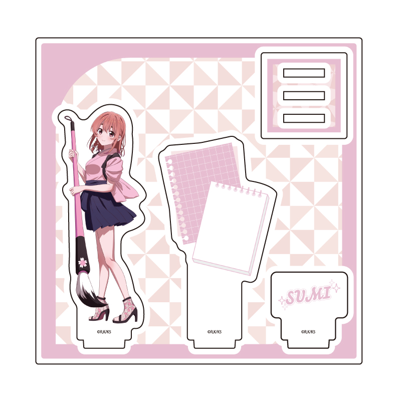 Acrylic Stand Plate "Rent-A-Girlfriend" 08 Sakurasawa Sumi Teacher Ver. (Original Illustration)