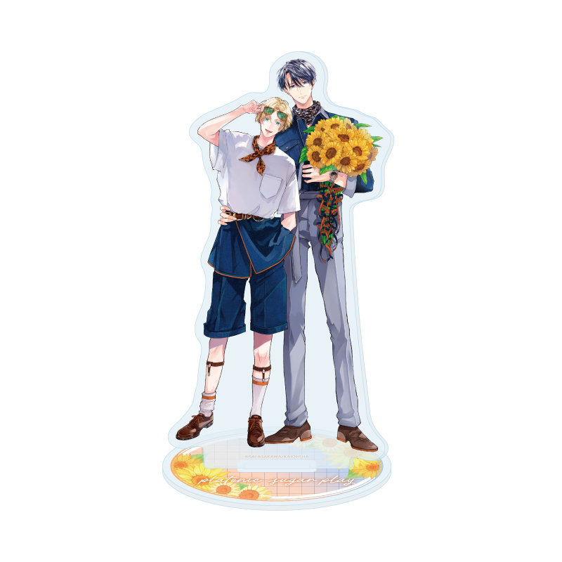 Acrylic Stand "Platonic Sugar Play" 01 Aoto So & Natsuhara Suzu (Original Illustration)