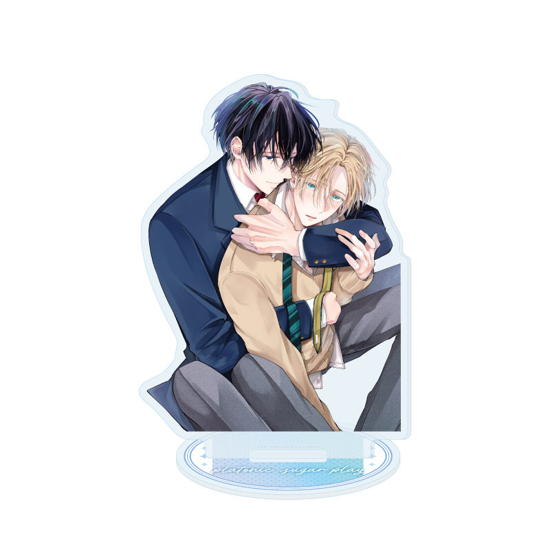 Acrylic Stand "Platonic Sugar Play" 02 Aoto So & Natsuhara Suzu (Official Illustration)