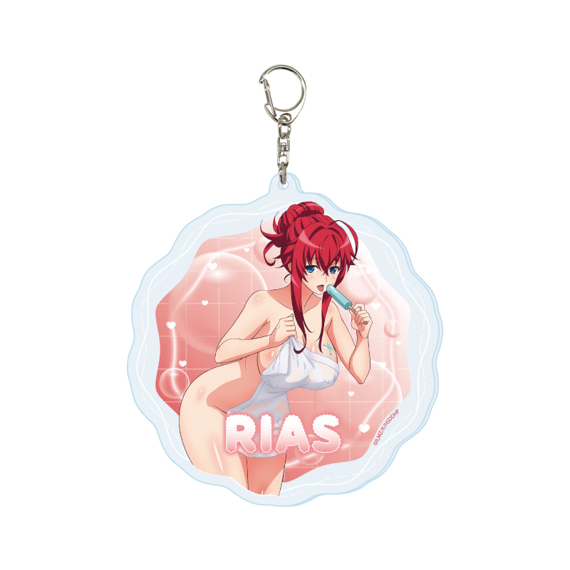 Deka Acrylic Key Chain "High School DxD Hero" 01 Rias Gremory Yuagari Ver. (Original Illustration)