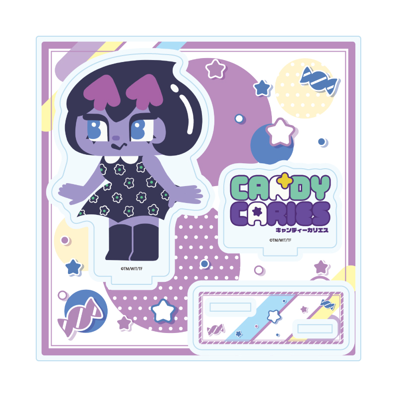 Acrylic Stand Plate "Candy Caries" 02 Caries A (Official Illustration)