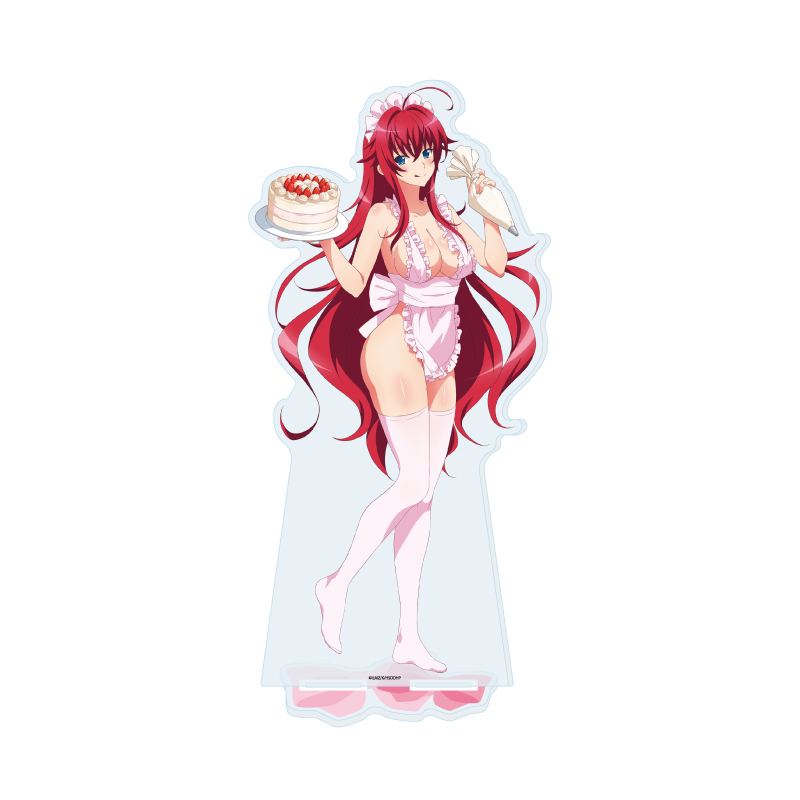 Big Acrylic Stand "High School DxD Hero" 01 Rias Gremory Apron Ver. (Original Illustration)