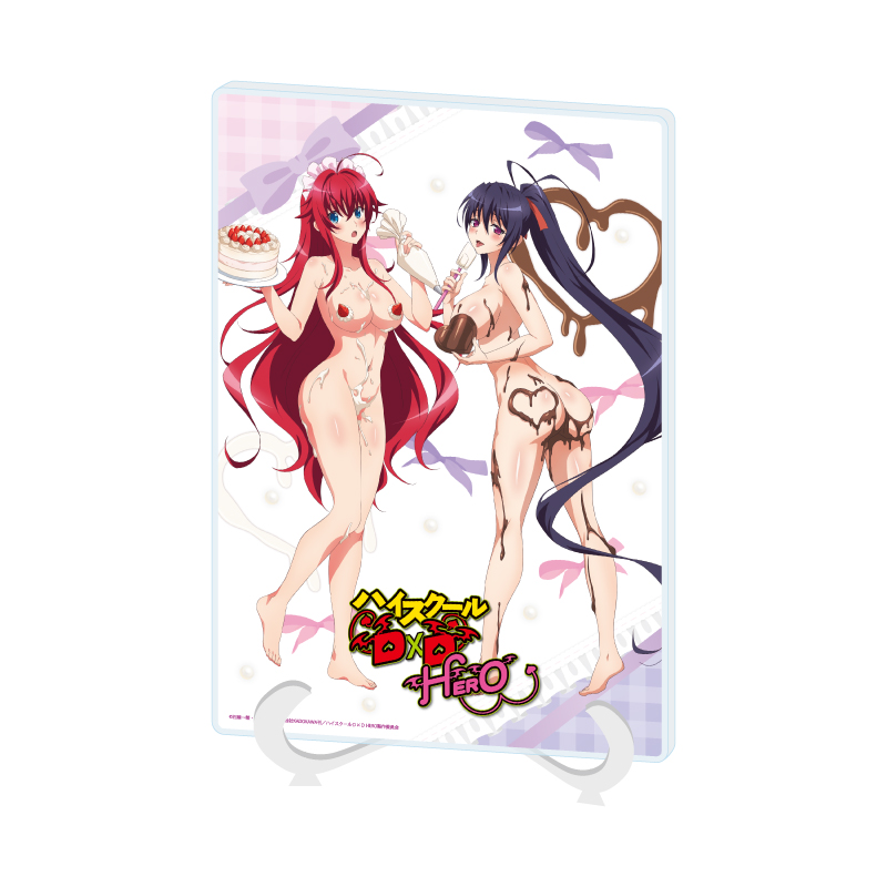 Acrylic Art Board A5 Size "High School DxD Hero" 02 Rias Gremory & Himejima Akeno Without Apron Ver. (Original Illustration)