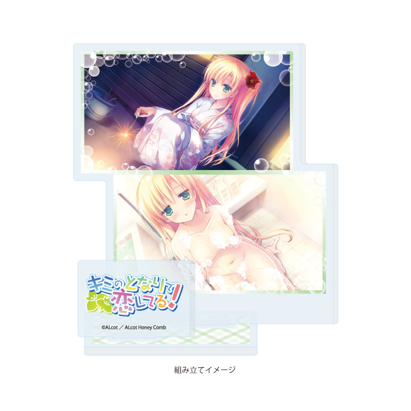 Acrylic Stand Plate ALcot/ALcot Honey Comb Series 03 Kimi no Tonari de Koishiteru! A (Official Illustration)