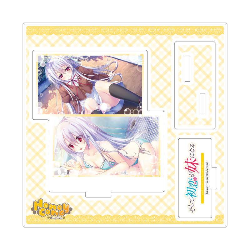 Acrylic Stand Plate ALcot/ALcot Honey Comb Series 05 Soshite Hatsukoi ga Imouto ni Naru A (Official Illustration)