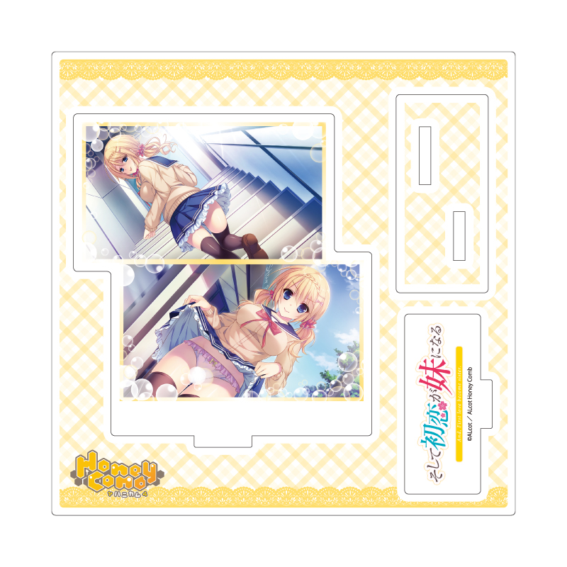 Acrylic Stand Plate ALcot/ALcot Honey Comb Series 06 Soshite Hatsukoi ga Imouto ni Naru B (Official Illustration)