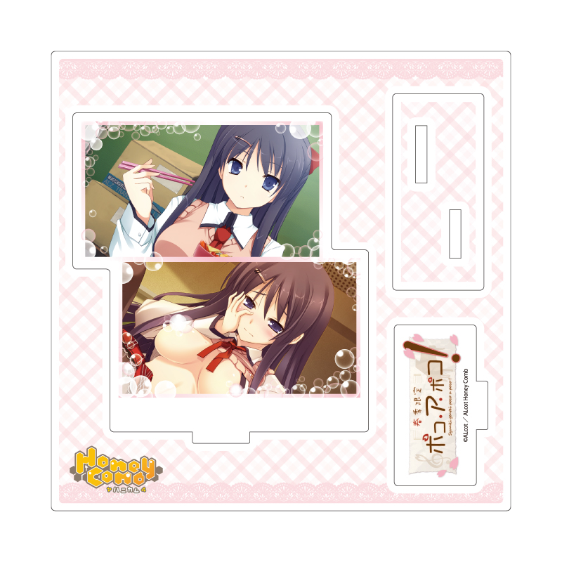 Acrylic Stand Plate ALcot/ALcot Honey Comb Series 10 Limited Spring Poco a Poco! A (Official Illustration)