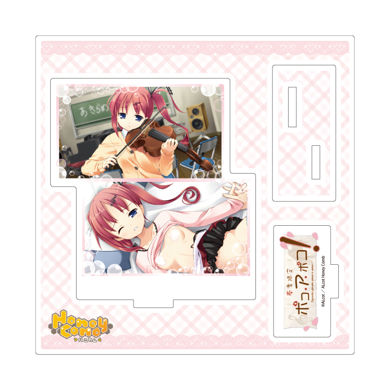 Acrylic Stand Plate ALcot/ALcot Honey Comb Series 11 Limited Spring Poco a Poco! B (Official Illustration)
