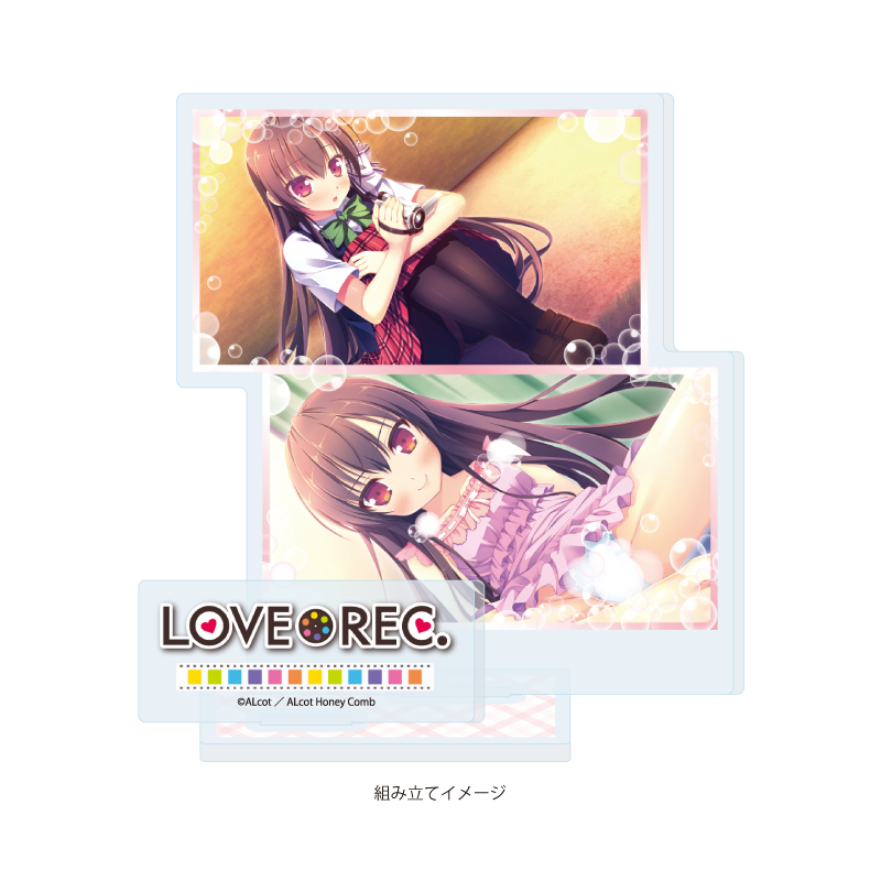 Acrylic Stand Plate ALcot/ALcot Honey Comb Series 12 LOVEREC. A (Official Illustration)