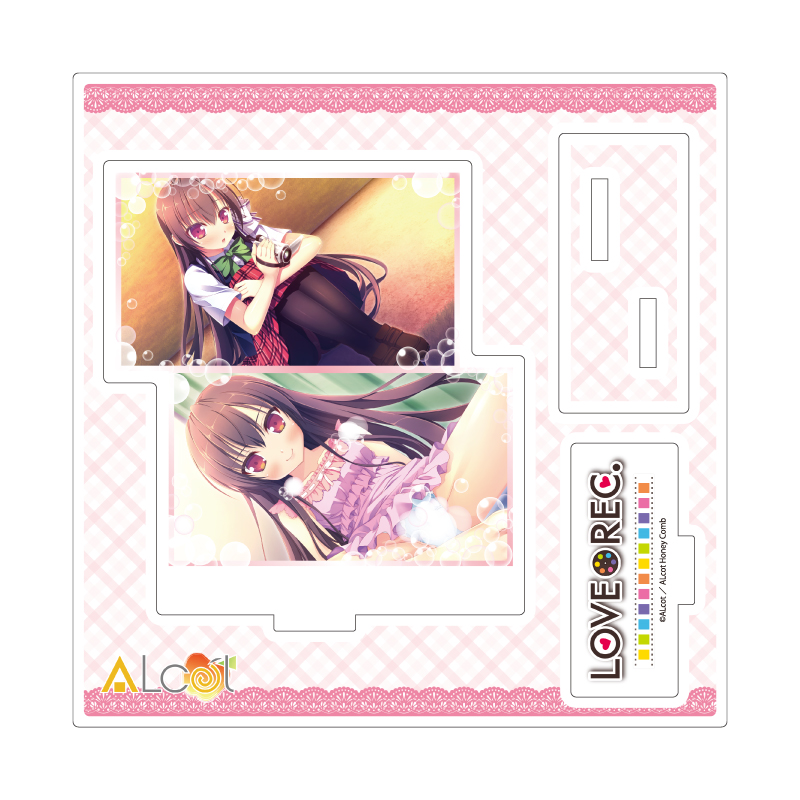 Acrylic Stand Plate ALcot/ALcot Honey Comb Series 12 LOVEREC. A (Official Illustration)