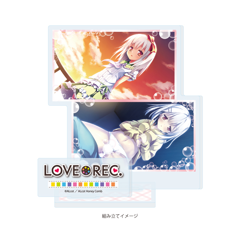Acrylic Stand Plate ALcot/ALcot Honey Comb Series 13 LOVEREC. B (Official Illustration)