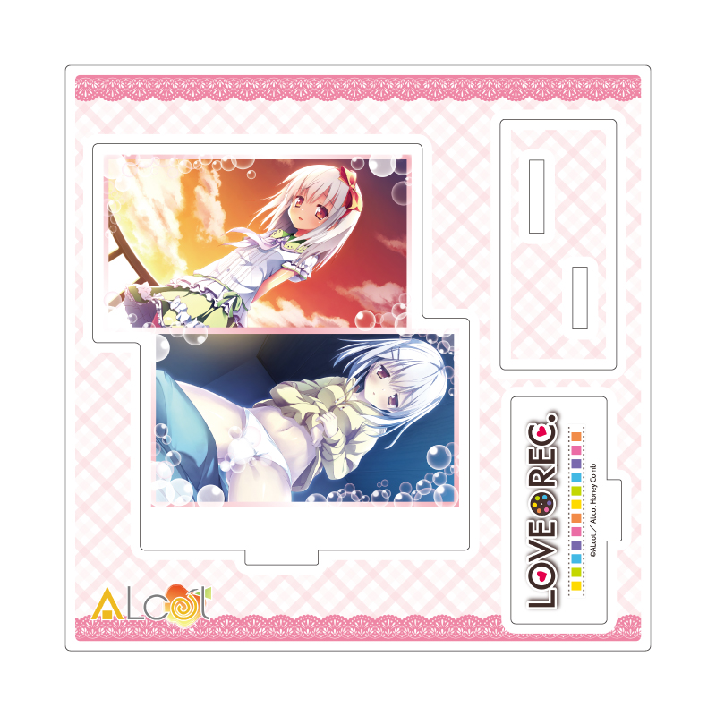 Acrylic Stand Plate ALcot/ALcot Honey Comb Series 13 LOVEREC. B (Official Illustration)