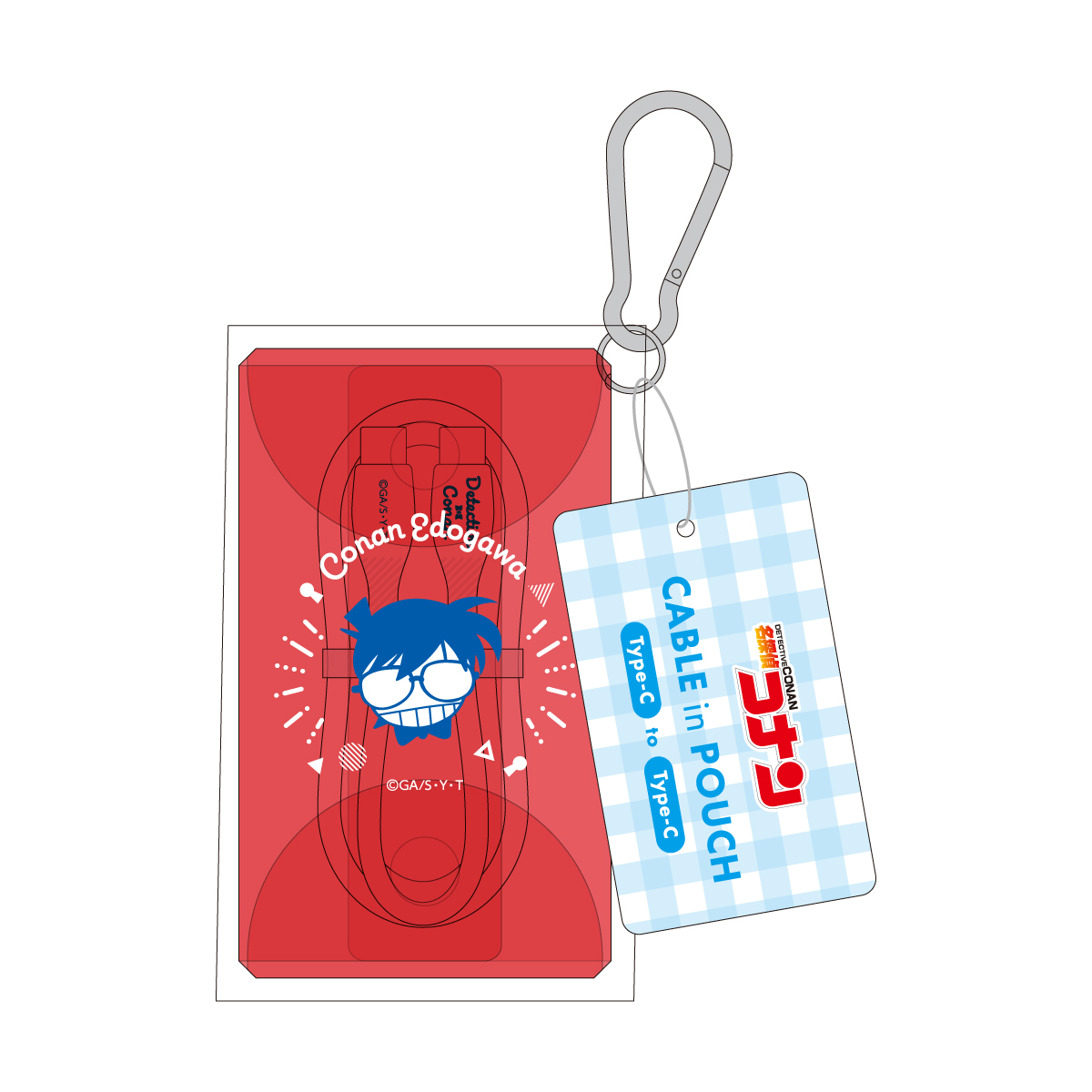 "Detective Conan" Cable in Pouch Edogawa Conan