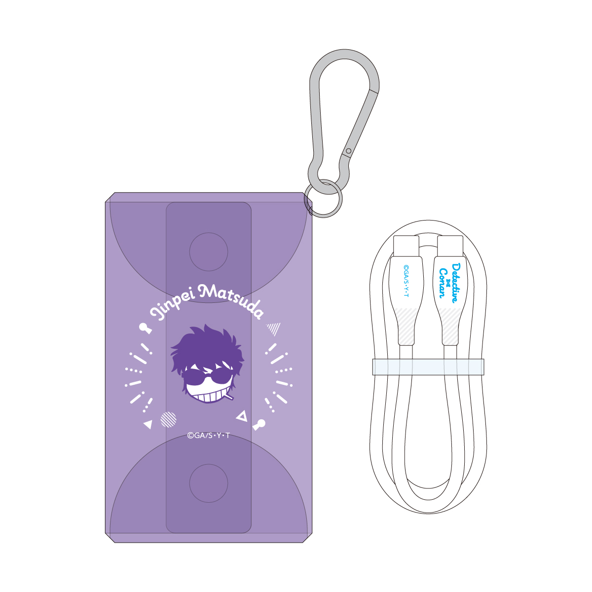"Detective Conan" Cable in Pouch Matsuda Jinpei