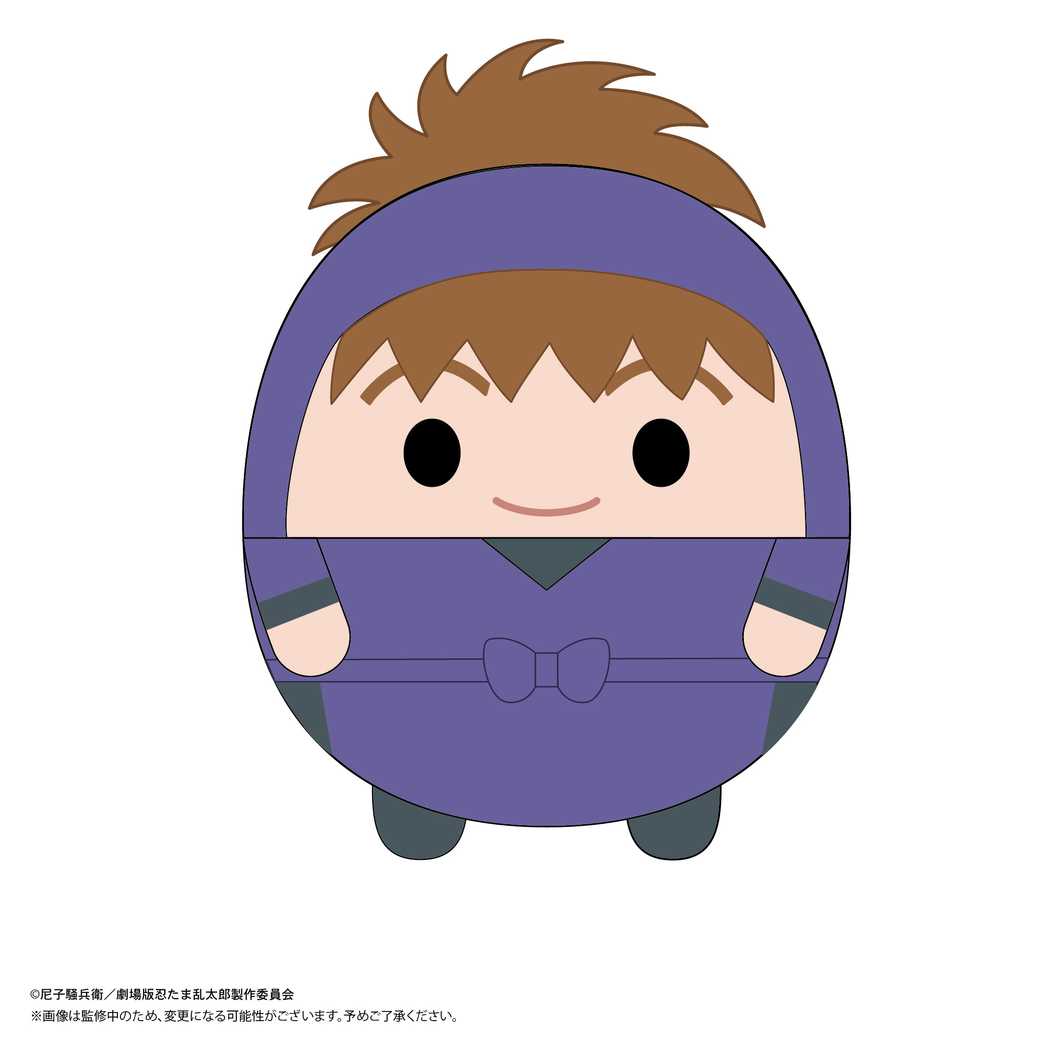NR-11 "Nintama Rantaro The Fierce Strategist of the Dokutake Ninjas" Fuwakororin (M Size) 2 E Fuwa Raizo