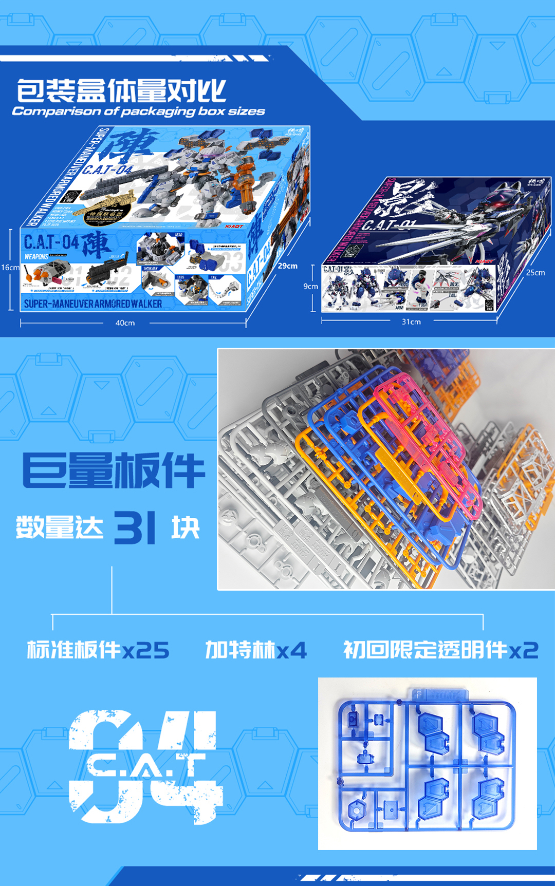 XIAOT×IRON ROARS C.A.T-04 ZHEN 1/60 SCALE PLASTIC MODEL KIT