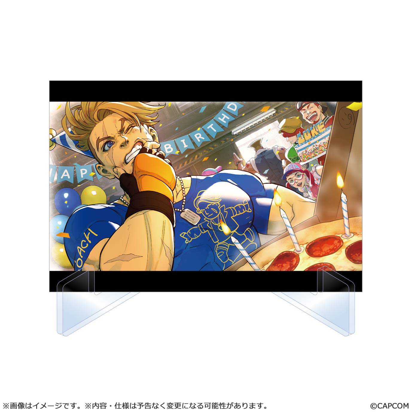 "Street Fighter 6" Illustration Card Set with Stand