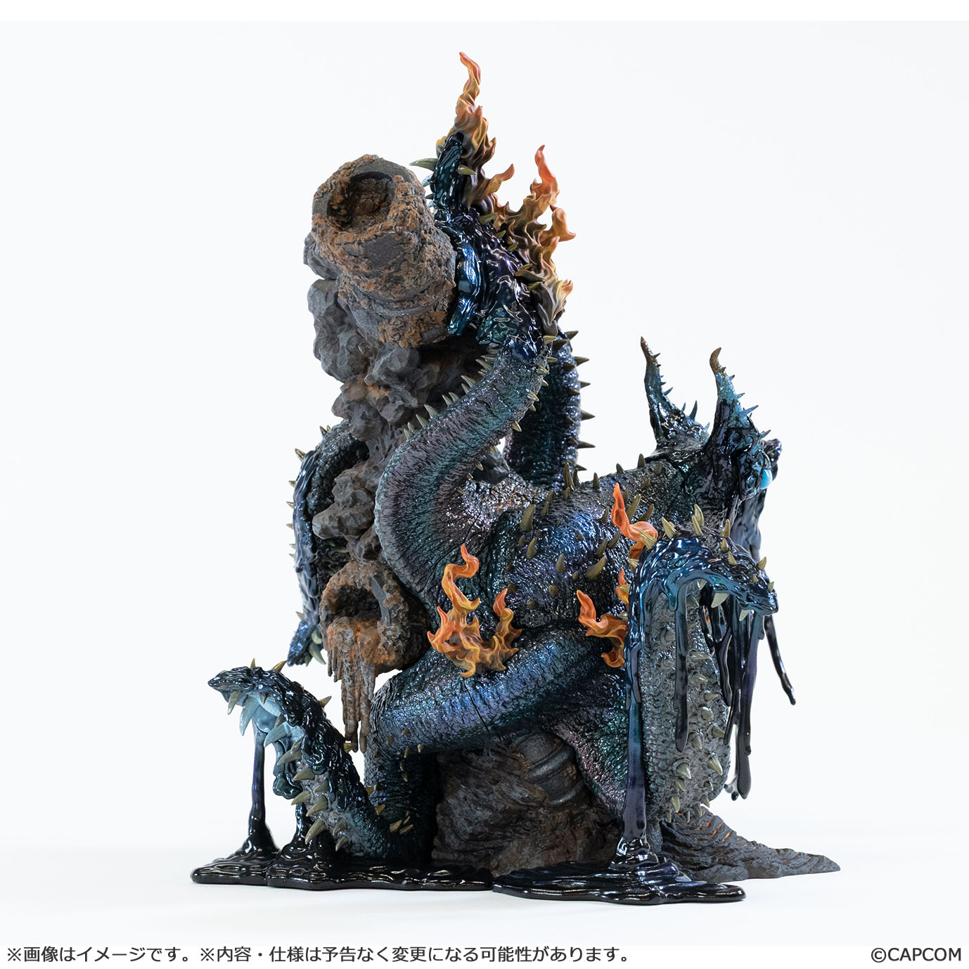 Capcom Figure Builder Creators Model "Monster Hunter Wilds" Hell Flame Octopus Nu Udra