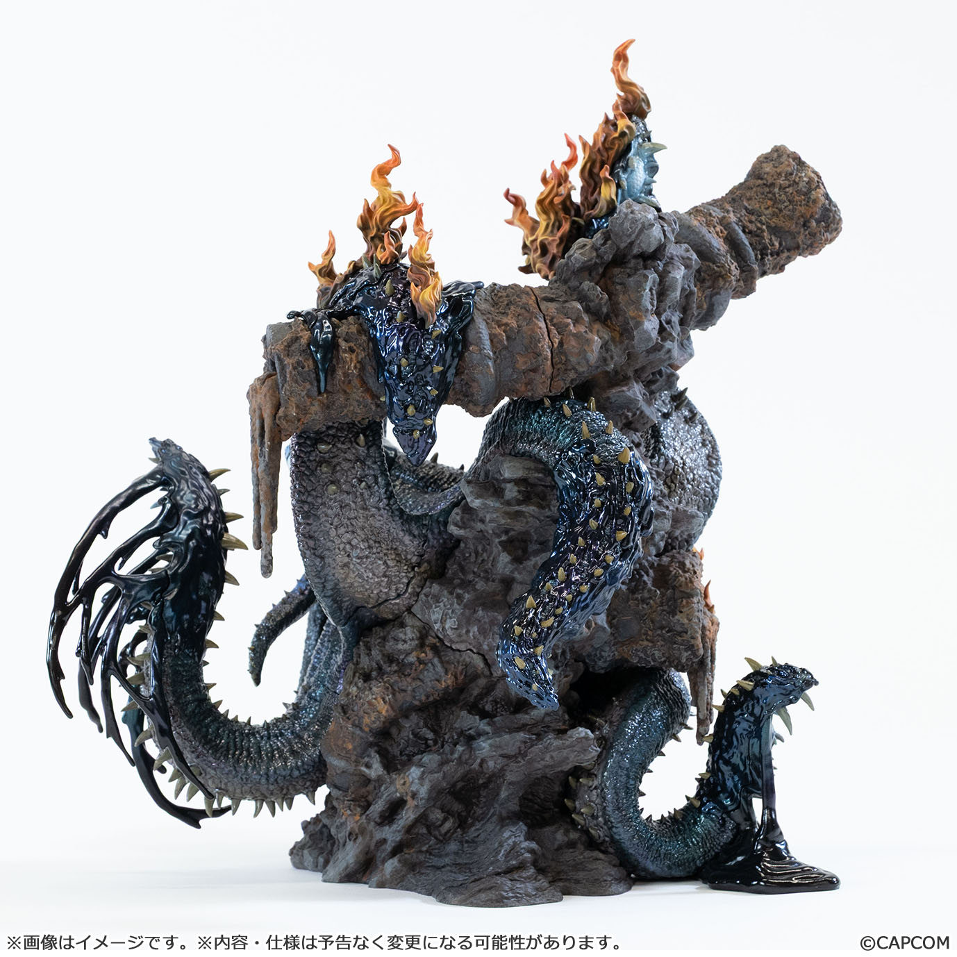 Capcom Figure Builder Creators Model "Monster Hunter Wilds" Hell Flame Octopus Nu Udra