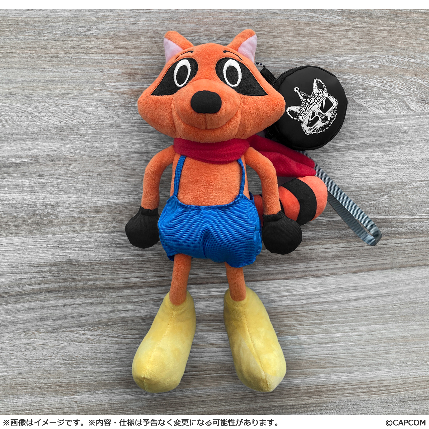 "Resident Evil" 30th Anniversary Mr. Raccoon Plush