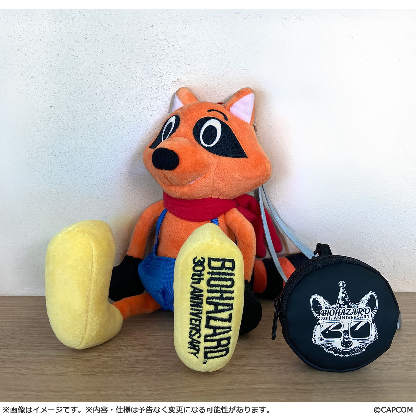 "Resident Evil" 30th Anniversary Mr. Raccoon Plush