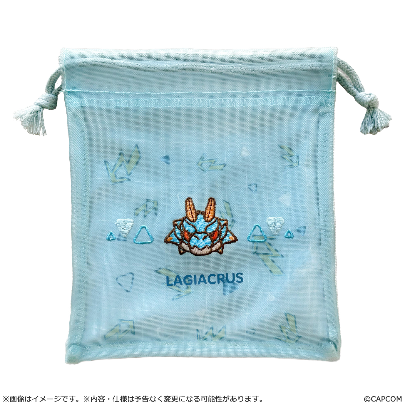 "Monster Hunter" MonDefo Mesh Kinchaku Pouch Lagiacrus
