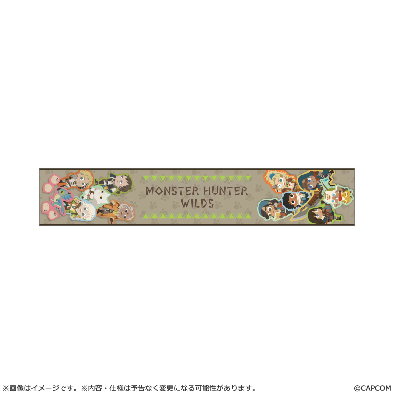 "Monster Hunter" MonDefo Muffler Towel Cute Defo