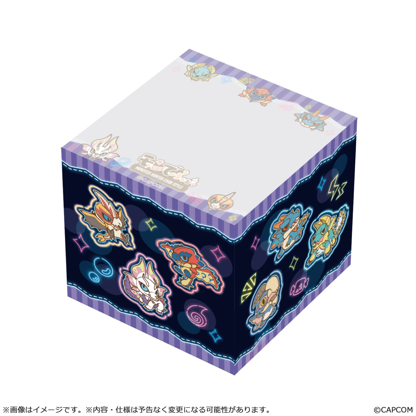 "Monster Hunter" MonDefo Block Memo Neon Theme