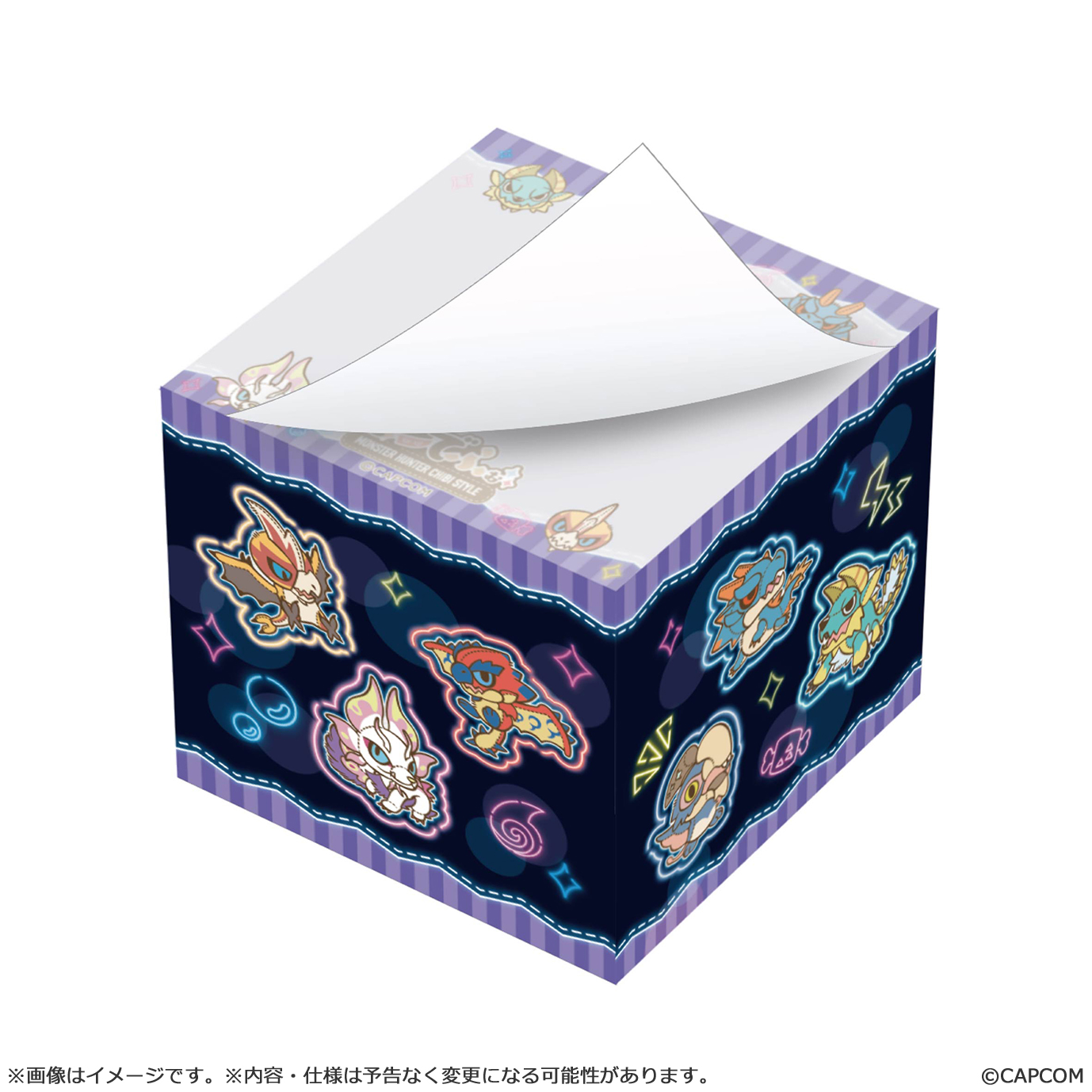 "Monster Hunter" MonDefo Block Memo Neon Theme