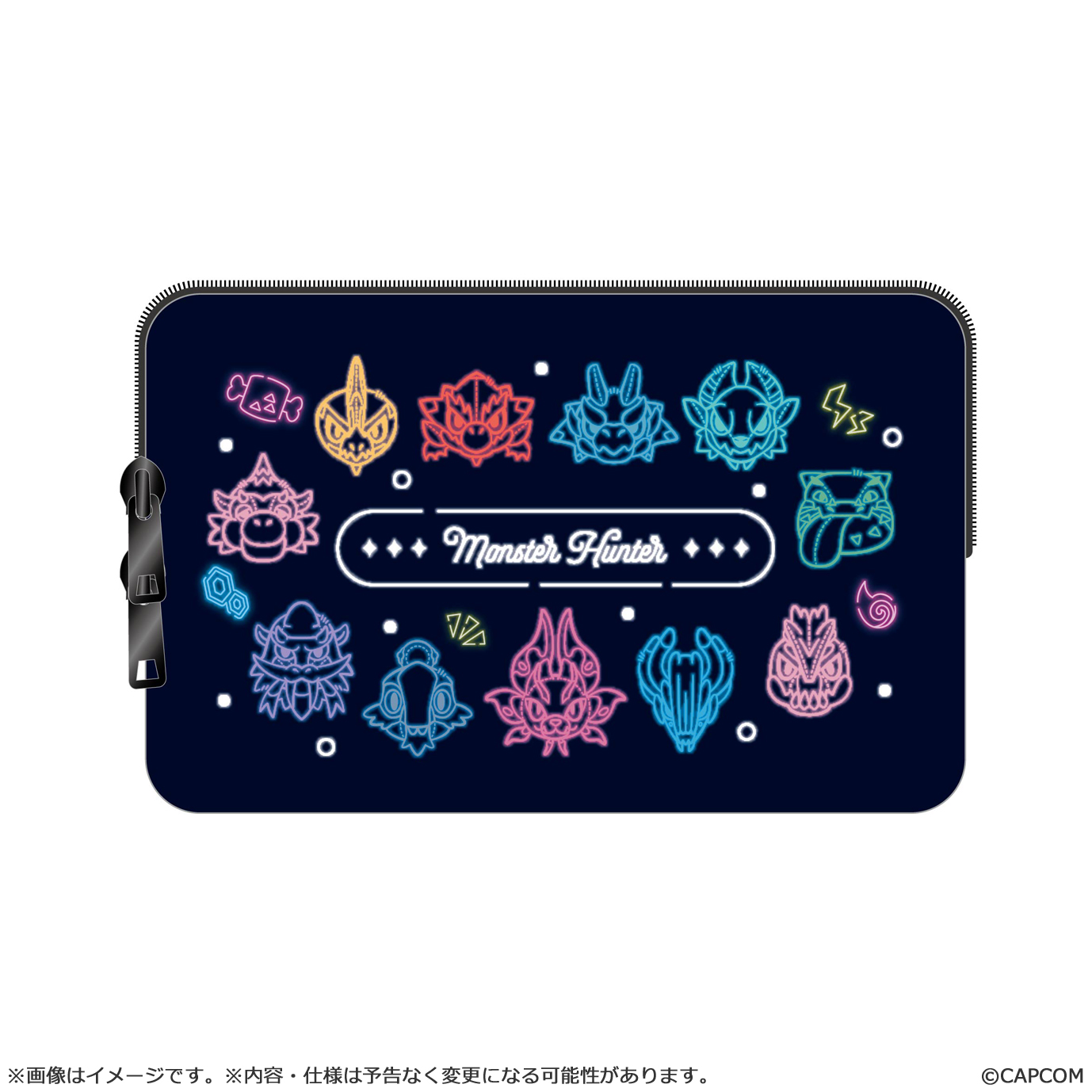 "Monster Hunter" MonDefo Pouch Neon Theme