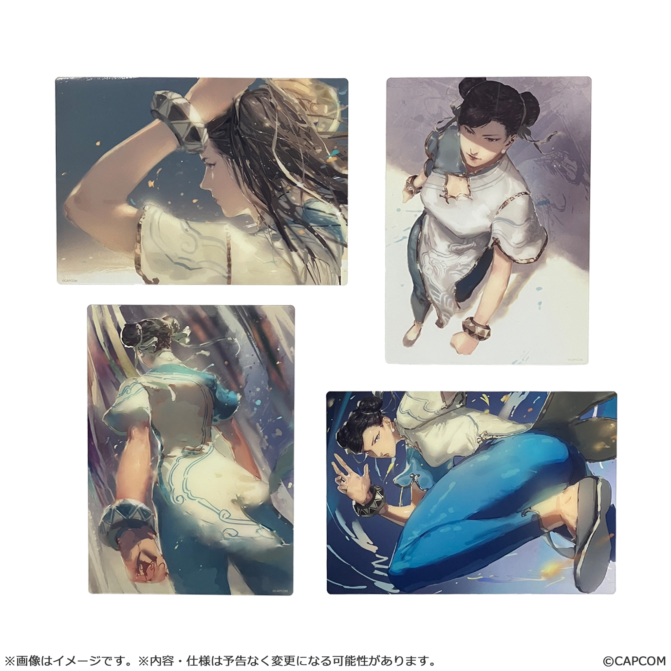 "Street Fighter 6" Clear Card Set Chun-Li
