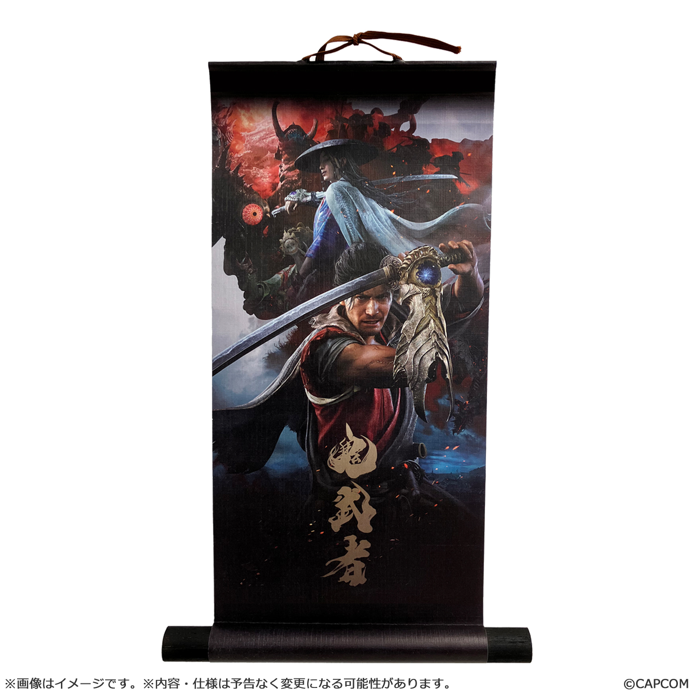 "Onimusha: Way of the Sword" Mini Hanging Scroll Main Art