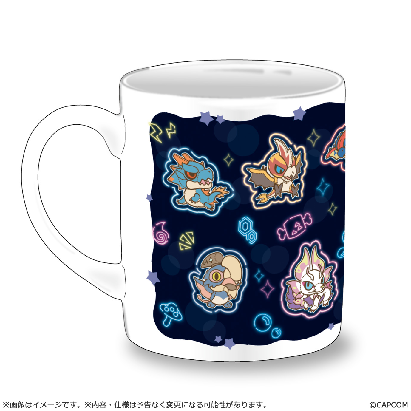 "Monster Hunter" MonDefo Mug Neon Theme