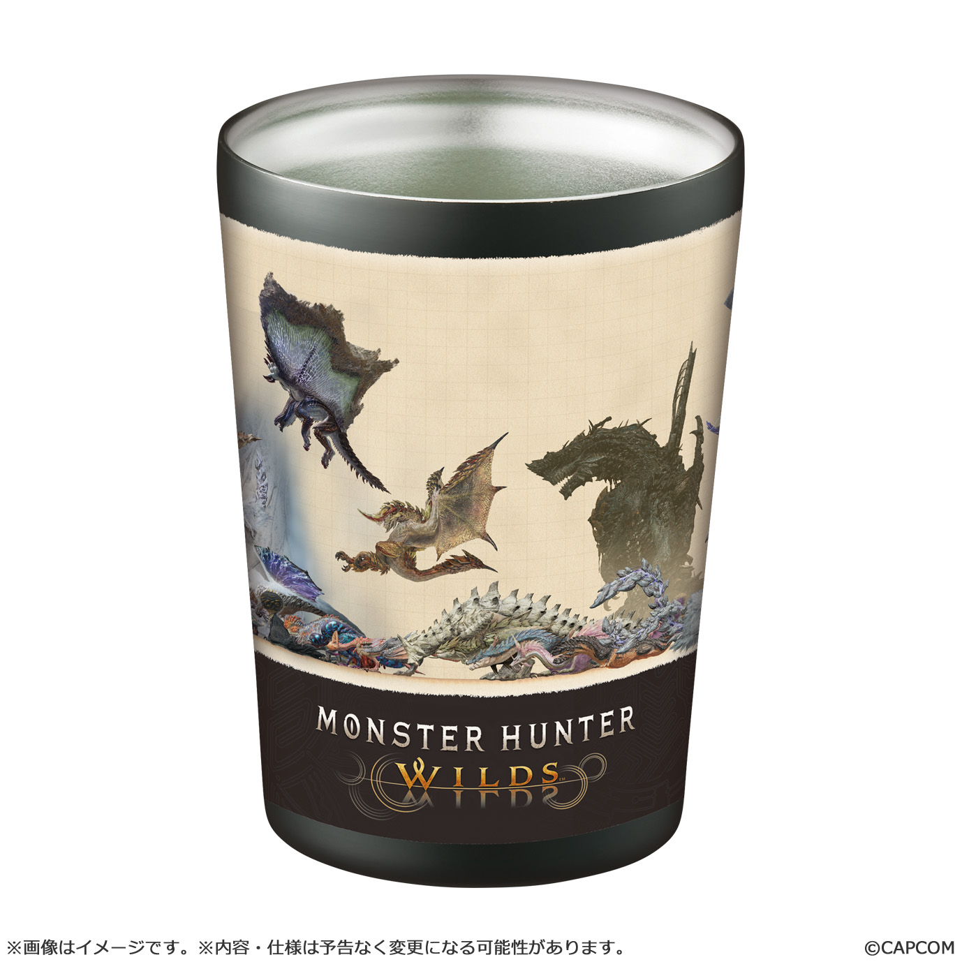 "Monster Hunter Wilds" Monster Comparison Chart Stainless Steel Tumbler