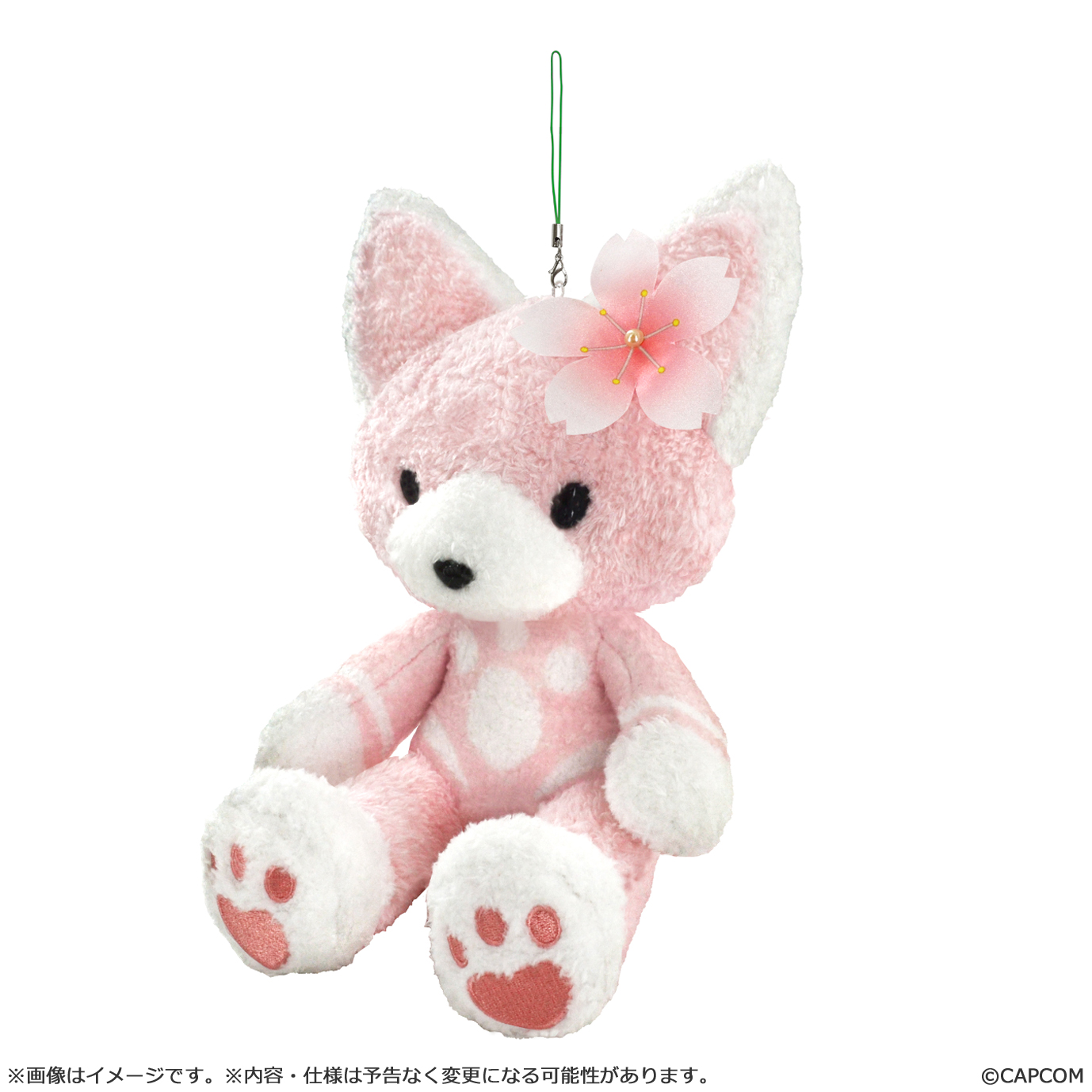 "Monster Hunter Wilds" Sakura Felyne Teddy