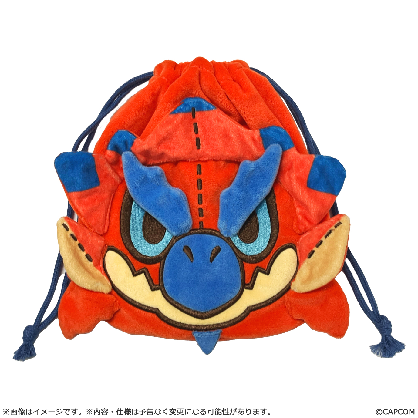 "Monster Hunter" MonDefo Kinchaku Pouch Rathalos