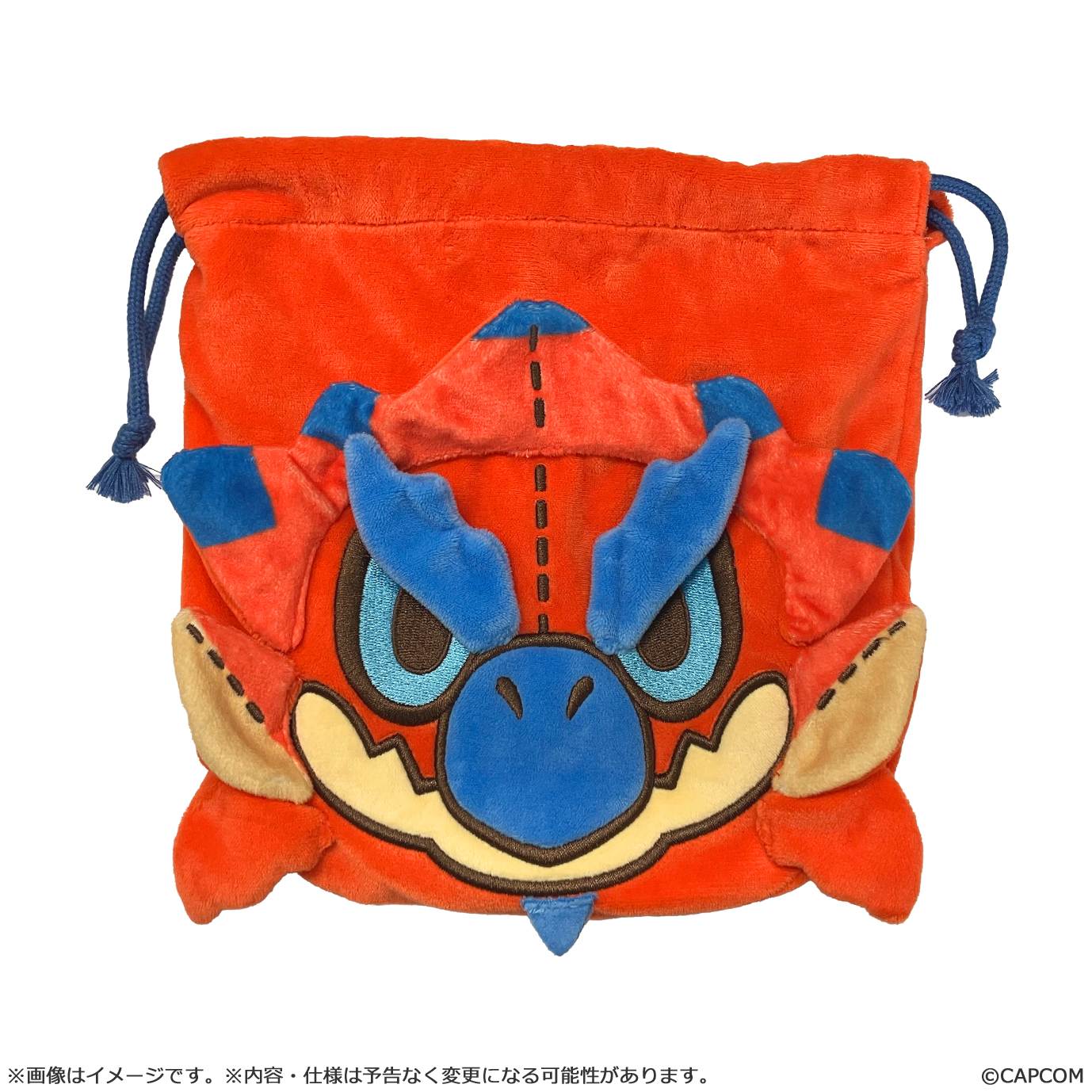 "Monster Hunter" MonDefo Kinchaku Pouch Rathalos