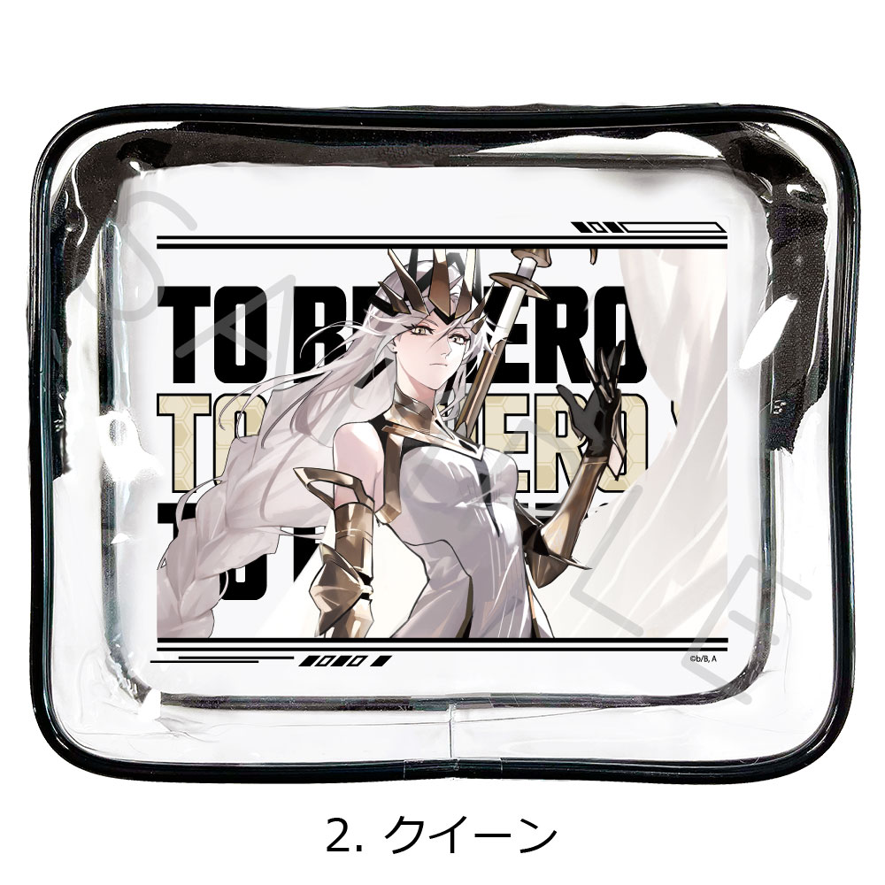 "To Be Hero X" Clear Pouch 2 Queen