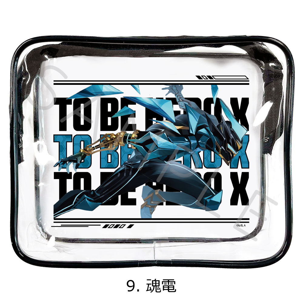 "To Be Hero X" Clear Pouch 9 E-Soul