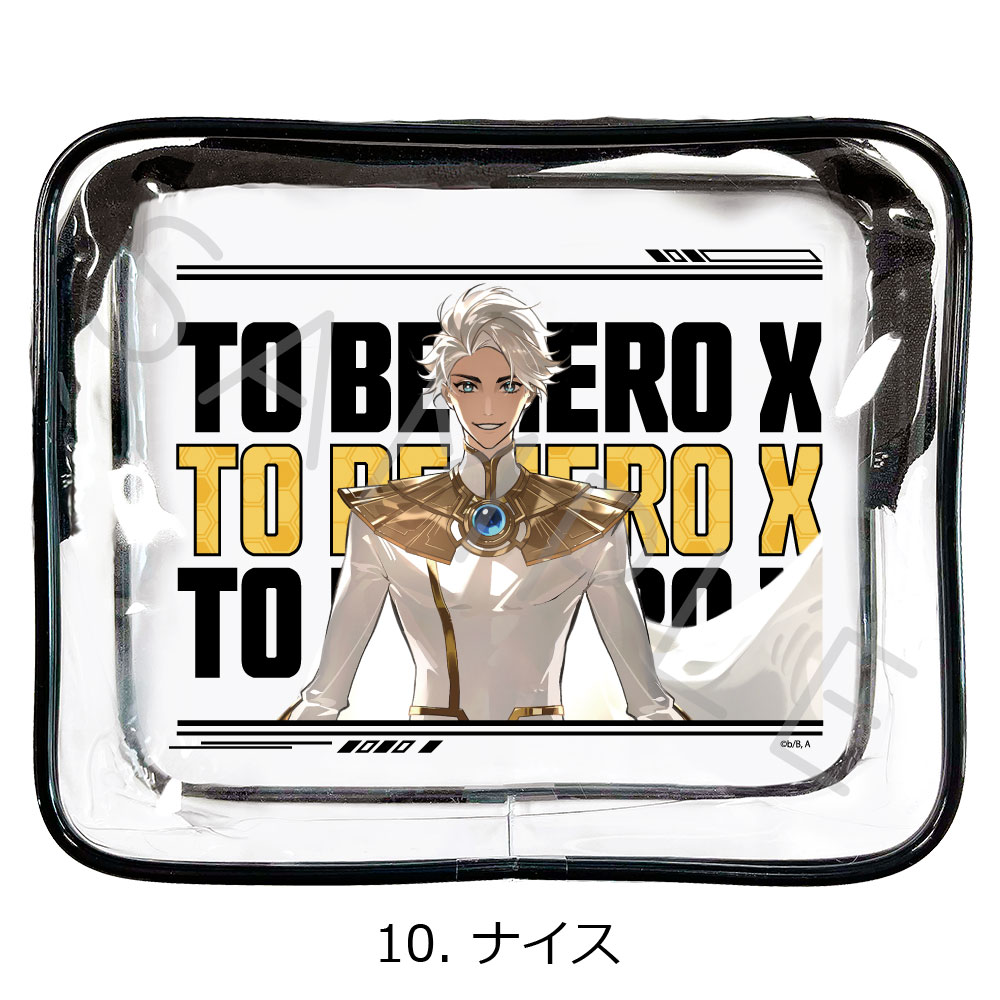 "To Be Hero X" Clear Pouch 10 Nice