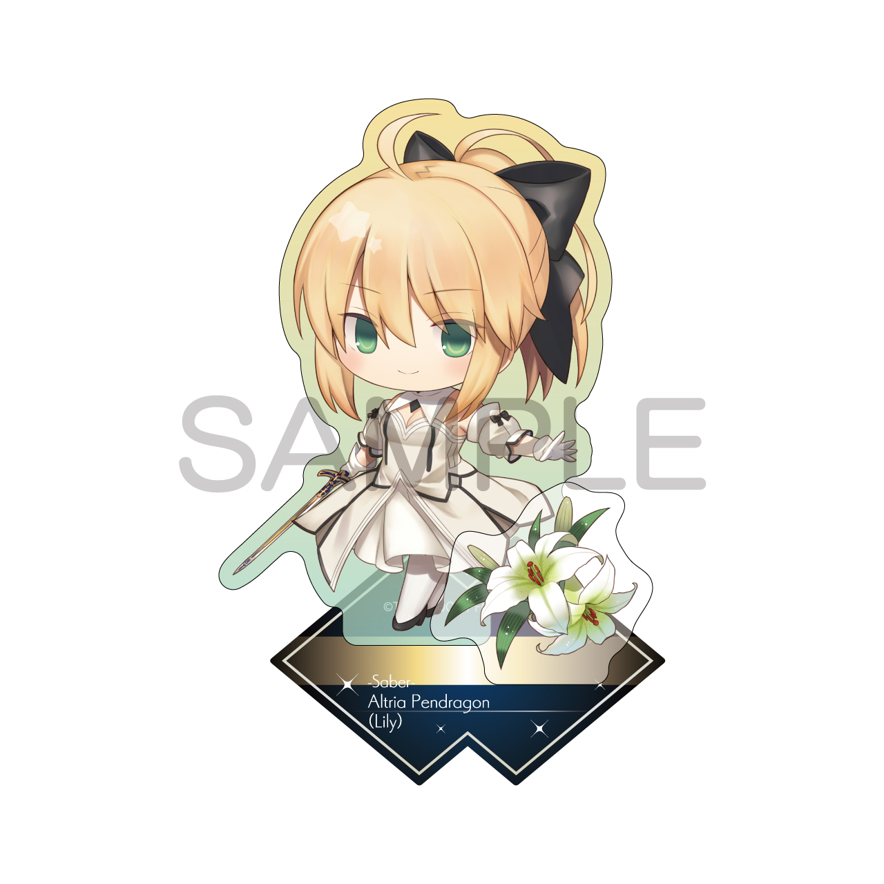 "Fate/Grand Order" CharaToria Acrylic Stand Saber / Altria Pendragon [Lily]
