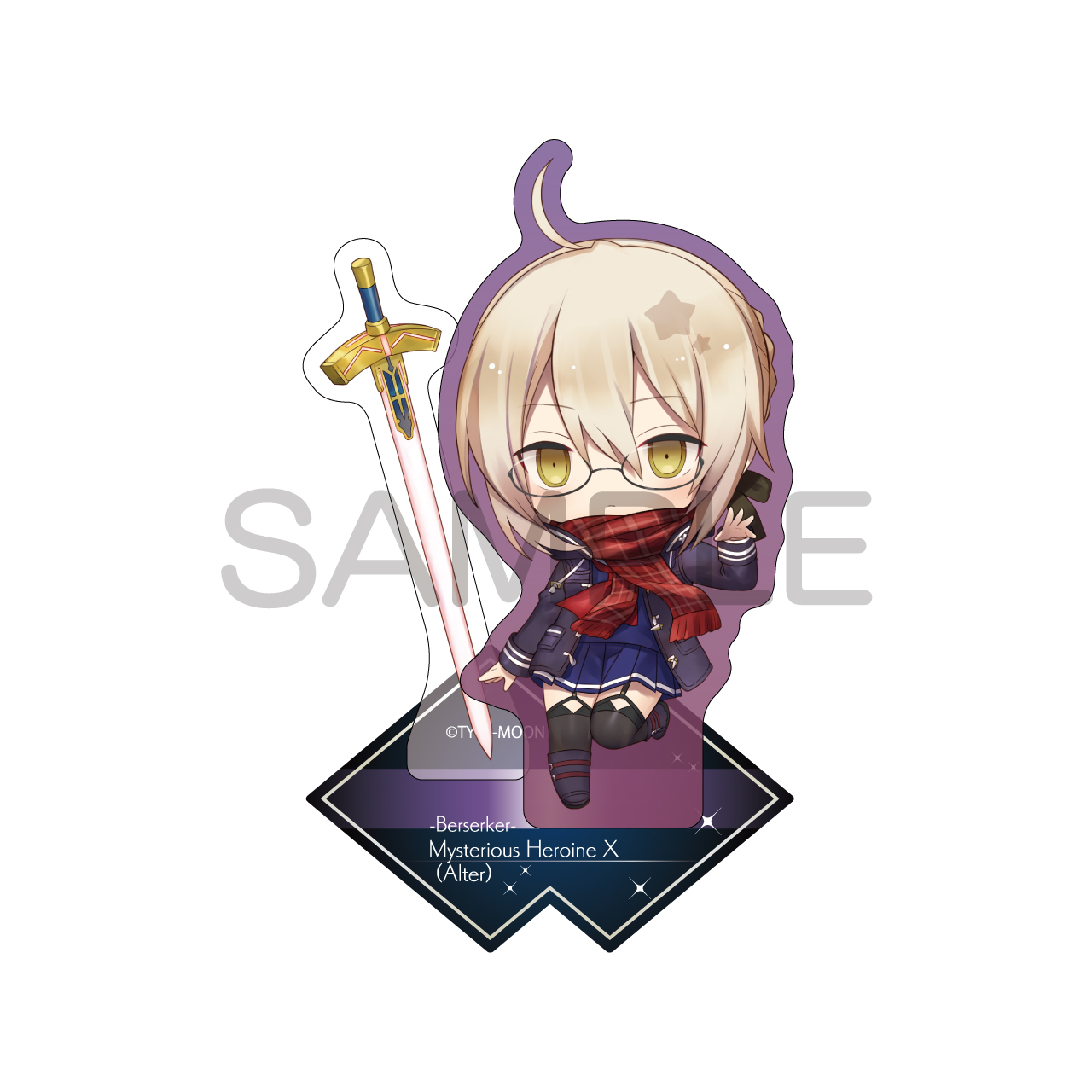"Fate/Grand Order" CharaToria Acrylic Stand Berserker / Mysterious Heroine X (Alter)