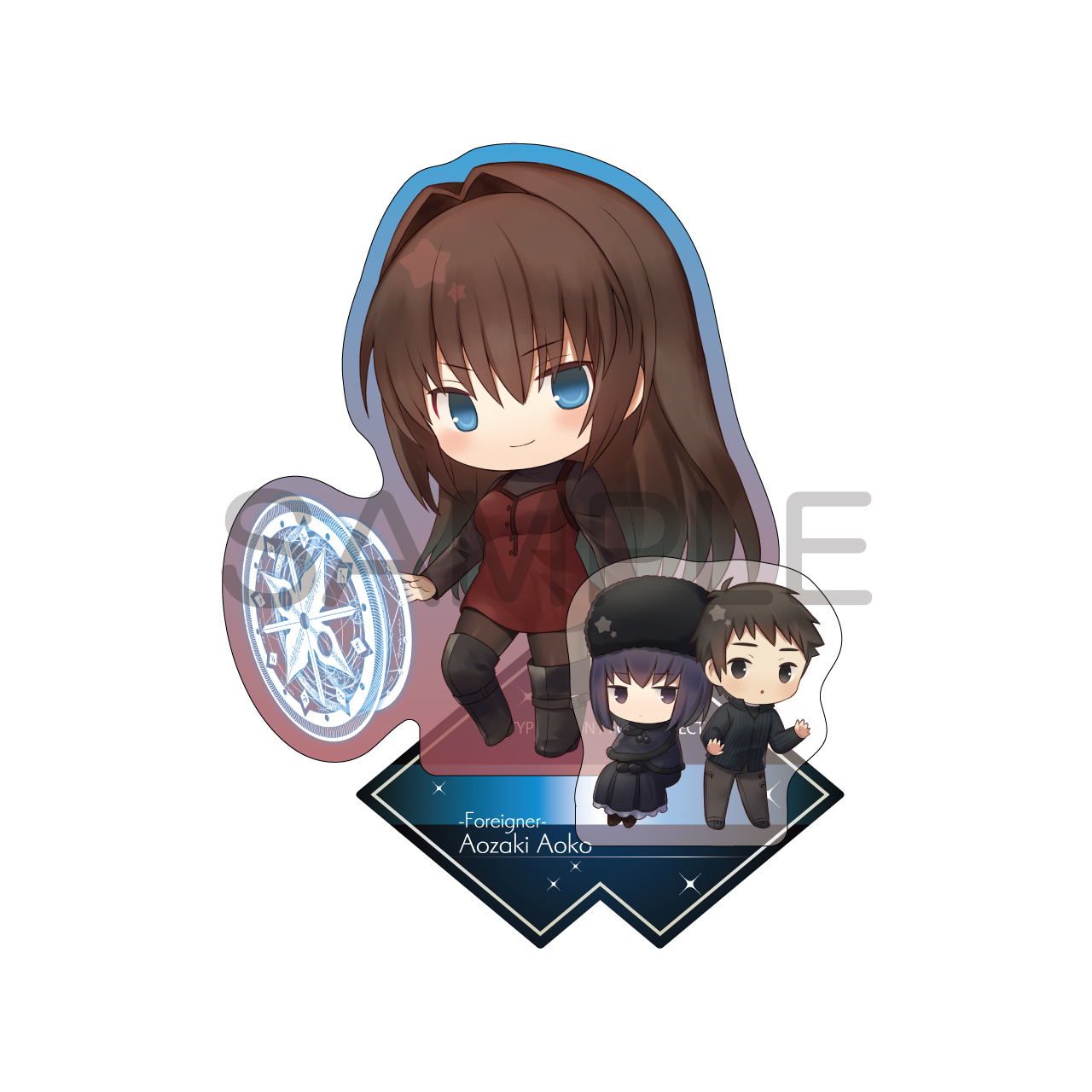 "Fate/Grand Order" CharaToria Acrylic Stand Foreigner / Aozaki Aoko