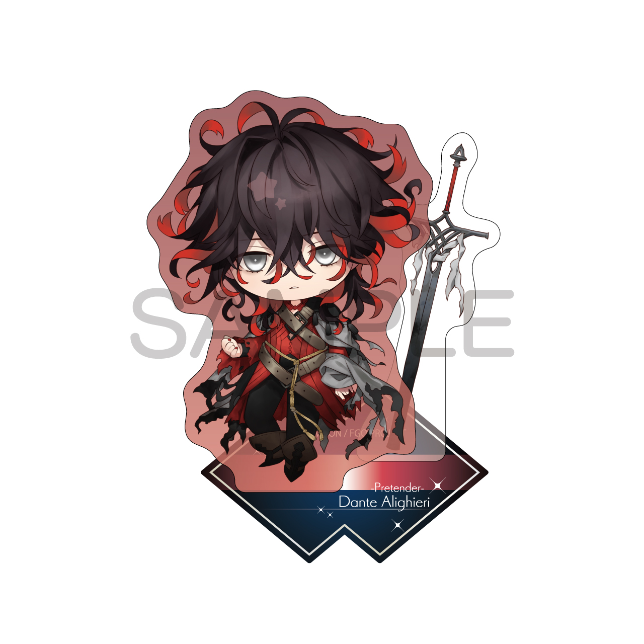 "Fate/Grand Order" CharaToria Acrylic Stand Pretender / Dante Alighieri
