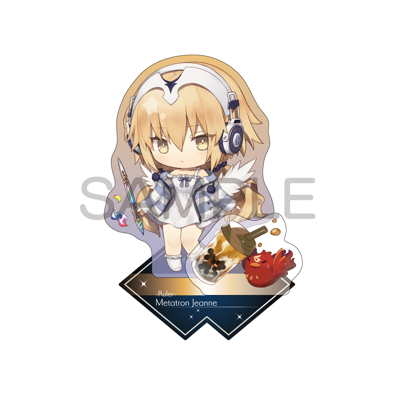 "Fate/Grand Order" CharaToria Acrylic Stand Ruler / Metatron Jeanne