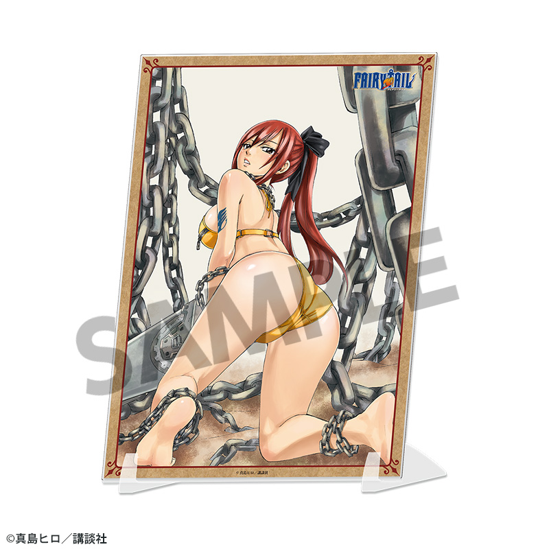 "Fairy Tail" Visual Acrylic Plate Erza Scarlet
