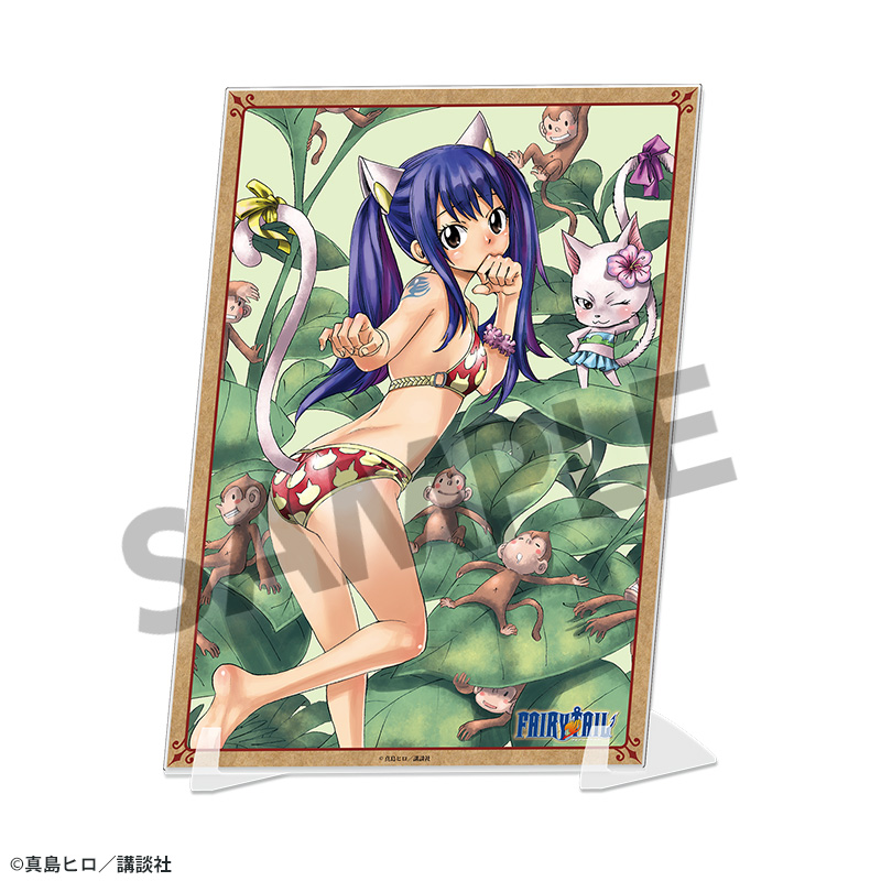 "Fairy Tail" Visual Acrylic Plate Wendy Marvell